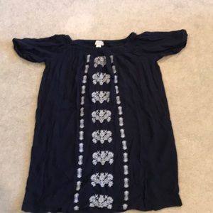 Cute off the shoulder loft dress